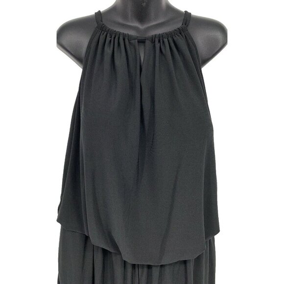 Aqua Green One Piece Swimsuit Short Romper UPF50 High Neck Black Plus 24W 24 - Picture 3 of 7